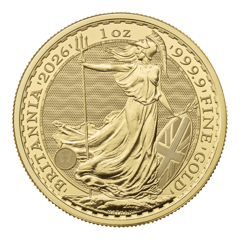 Great Britain 2026 - Britannia Au999.9 1 oz BU